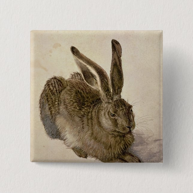 Hare, 1502 pinback button (Front)