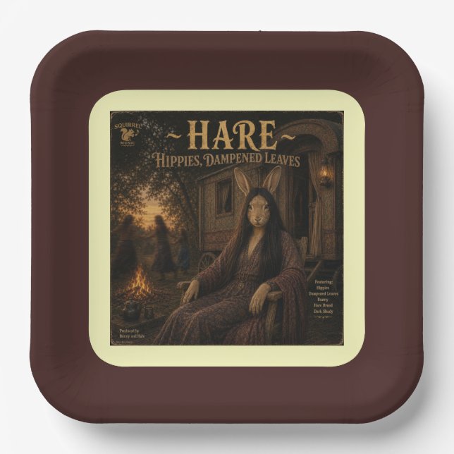 Hare Album: a Parody Paper Plates (Front)