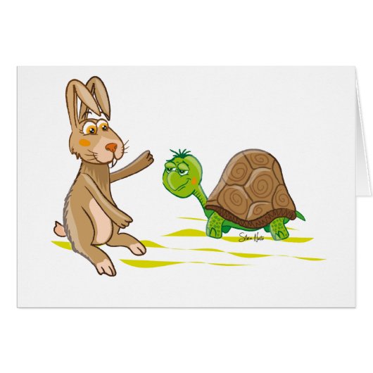 Hare and Tortoise Cards (Front Horizontal)