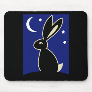 Hare at Twilight Mouse Pad