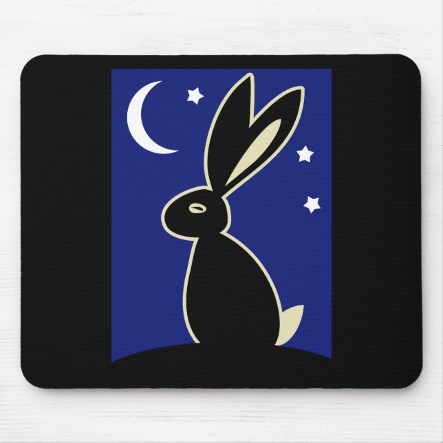 Hare at Twilight Mouse Pad (Front)