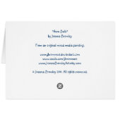 "Hare Bells" Card (Back Horizontal)