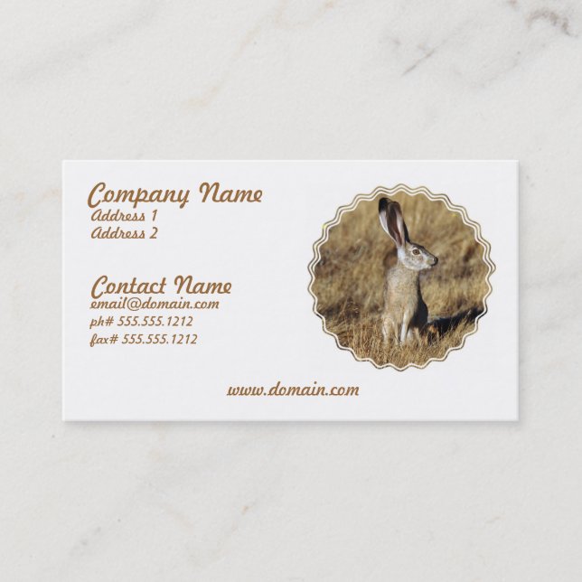 Hare Business Card (Front)