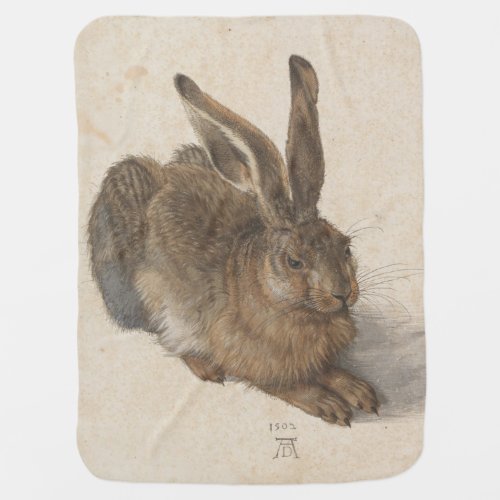 Hare by Albrecht Drer Baby Blanket