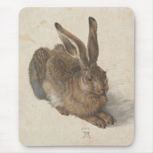Hare (by Albrecht Dürer) Mouse Pad (Front)