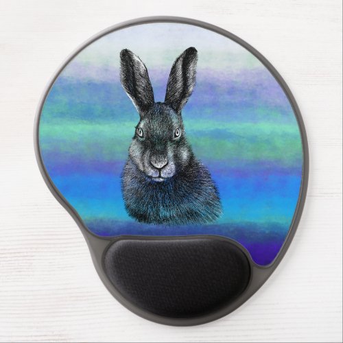 Hare drawing mouse pad