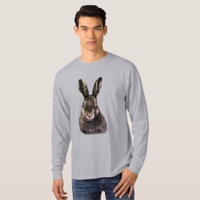 Hare drawing T-Shirt (Front Full)
