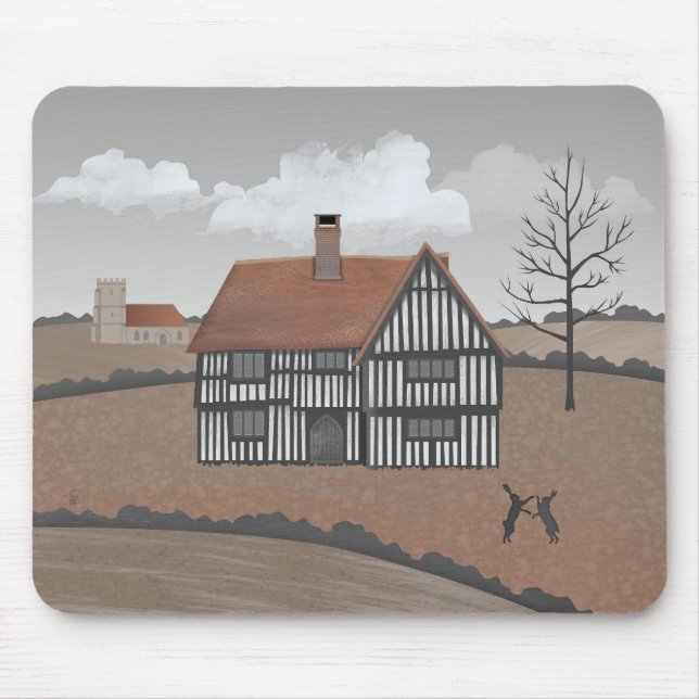 Hare House Mouse Pad (Front)