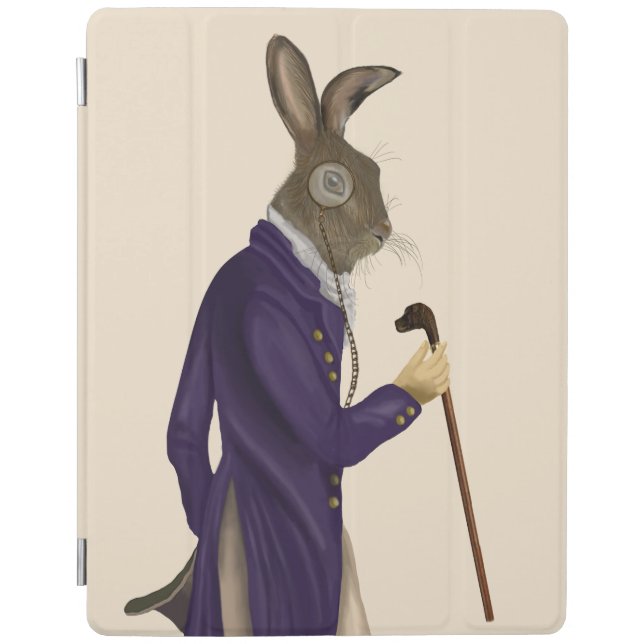 Hare In Purple Coat 2 iPad Air Cover (Front)