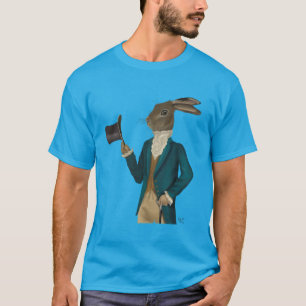 Hare In Turquoise Coat 2 T-Shirt