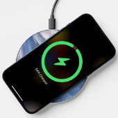 "Hare Krishna" Peacock Feather Hindu Wireless Charger (Phone)