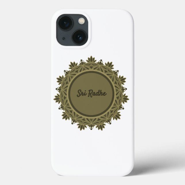 Hare Krishna - Sri Radhe - Radha Krishna flowers Case-Mate iPhone Case (Back)