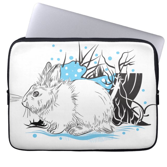 Hare Laptop Sleeve (Front)