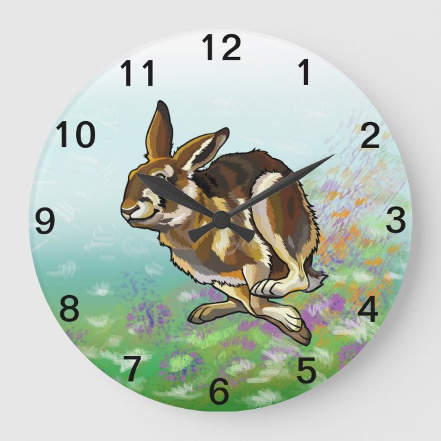 hare large clock (Front)