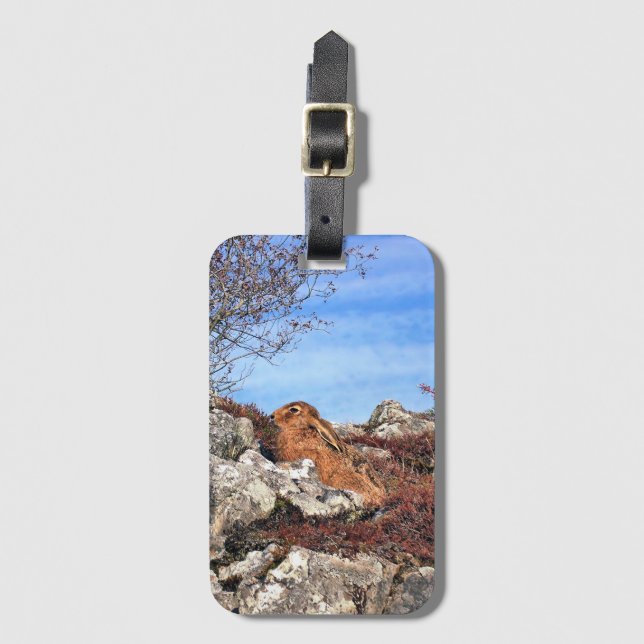 HARE LUGGAGE TAG (Front Vertical)