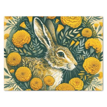 Hare Marigold                                      Tissue Paper by BoogieMonst at Zazzle