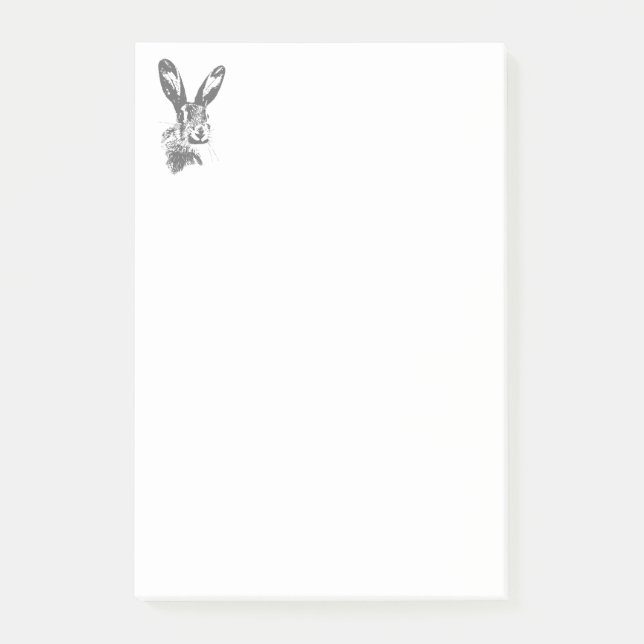 Hare Post-it Notes (Front)