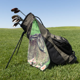Hare Rabbit Animal Fun Personalized Golf Towel