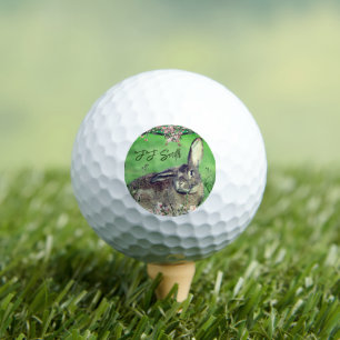 Hare Rabbit Personalized Animal Fun Golf Balls