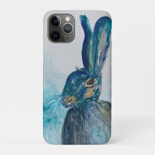 Hare Rabbit Watercolour iPhone 11 Pro Case