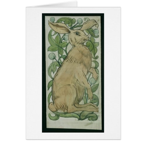 Hare wc on paper