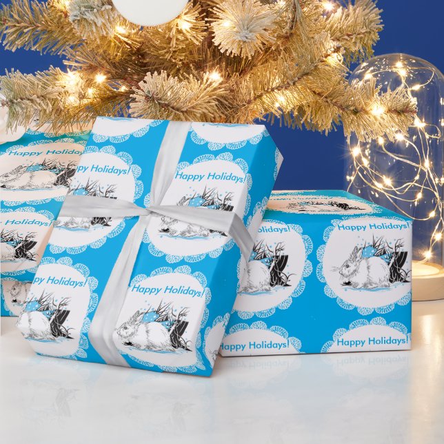 Hare Wrapping Paper (Holidays)
