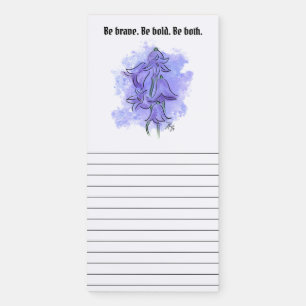 Harebell Flower Magnetic Notepad