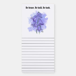 Harebell Flower Magnetic Notepad