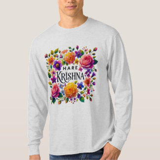 HareKrishna_d.no.2- by Maaya_Prints, Men's LSleeve T-Shirt