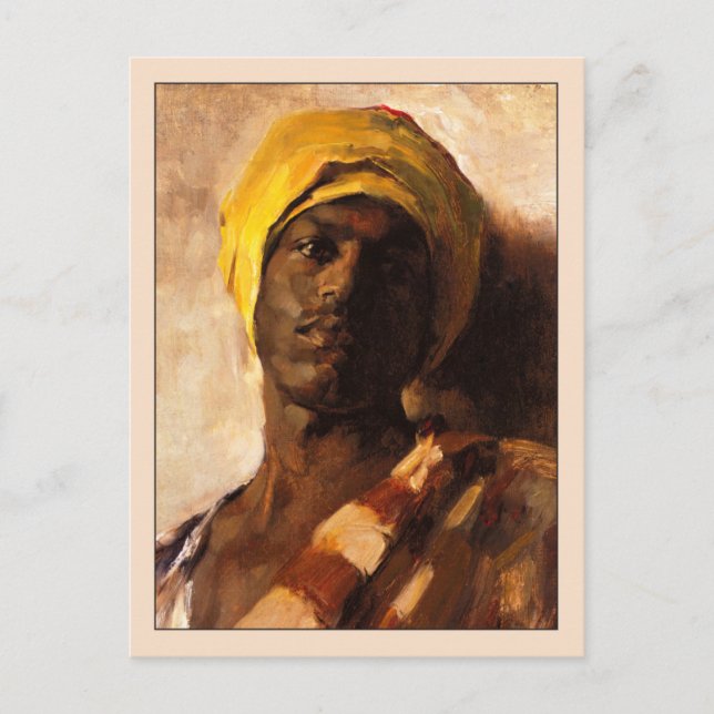Harem Guard by Frank Duveneck Postcard (Front)