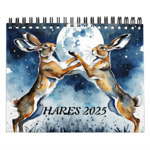 HARES 2025 (editable year) CALENDAR
