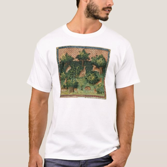 Hares in a Wood T-Shirt (Front)