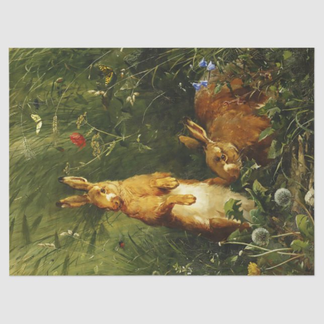 Hares Tissue Paper (Front)