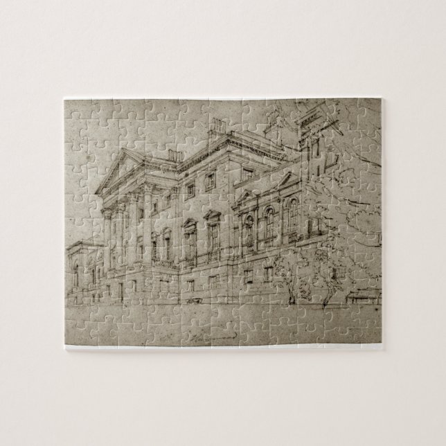 Harewood House, Yorkshire, c.1798 (graphite on tex Jigsaw Puzzle (Horizontal)