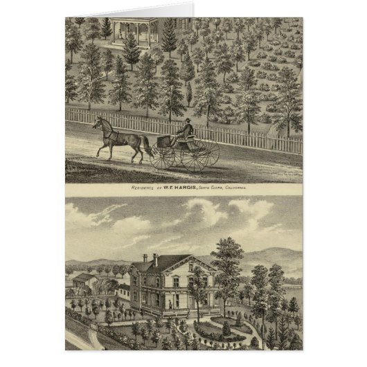 Hargis, Cheney residences Cards (Front)