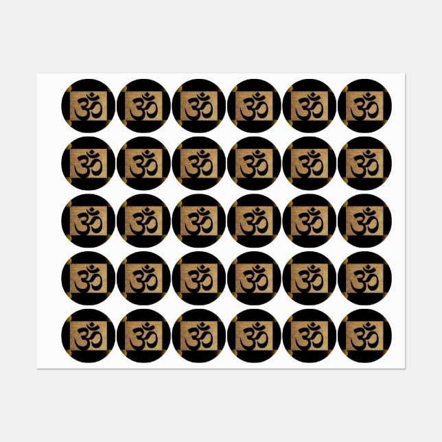 Hari Om Labels (Sheet)