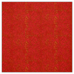 Haring Inspired Mosaic Red Fabric