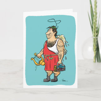 Hark the Hairy Angel Holiday Card