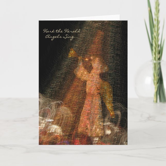 Hark the Herald Angels Sing Christmas Card (Front)