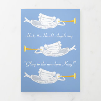 Hark the herald angels sing Christmas card