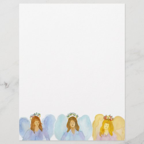 Hark The Herald Angels Sing Christmas Letters Letterhead