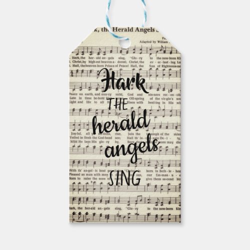 Hark the Herald Angels Sing Gift Tags