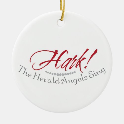 Hark the Herald Angels Sing Ornament