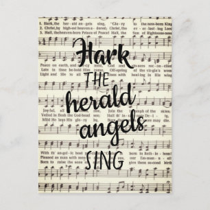 Hark, the Herald Angels Sing Postcard