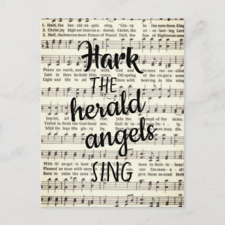 Hark, the Herald Angels Sing Postcard