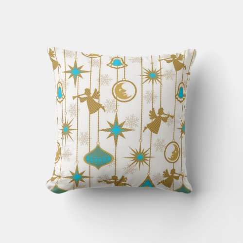 Hark The Herald Angels Sing Throw Pillow