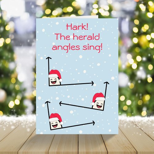 Hark the herald funny Christmas carol pun  Holiday