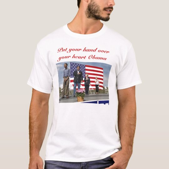 harkin_steak_fry_08, Put your hand over your he... T-Shirt