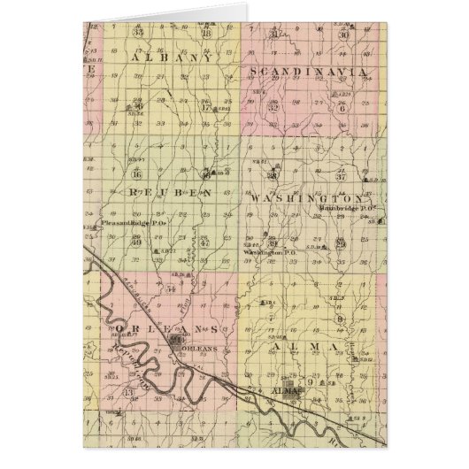 Harlan County, Nebraska Cards (Front)