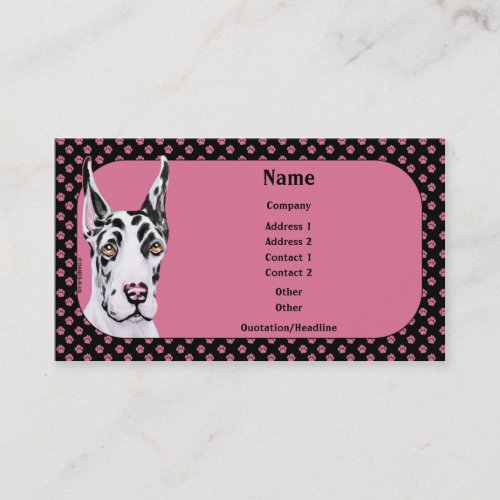 Harle Pup Great Dane Business Card